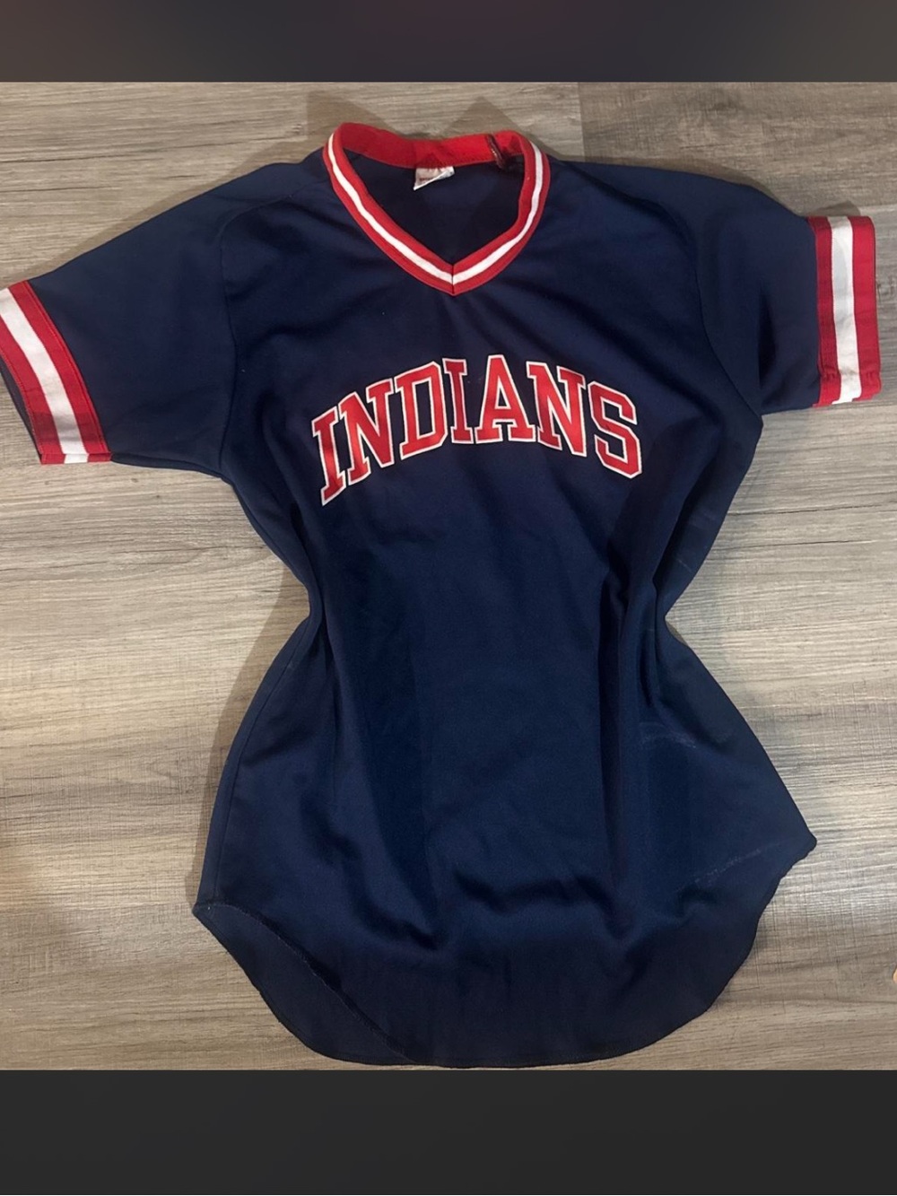 Indians Navy Short Sleeve One-Piece